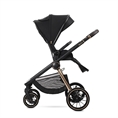 Carrozzina combinata BIANCA 2in1 con cestino estivo BLACK